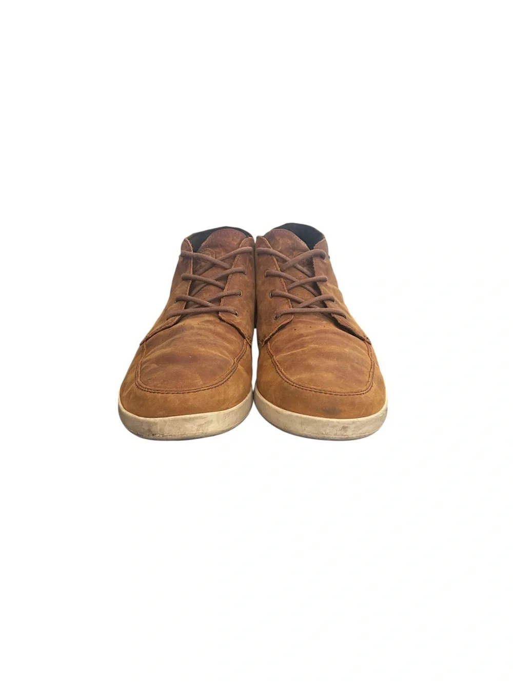 Reef Spiniker Mid NB Leather Chukka Boots Brown Mens Size 12